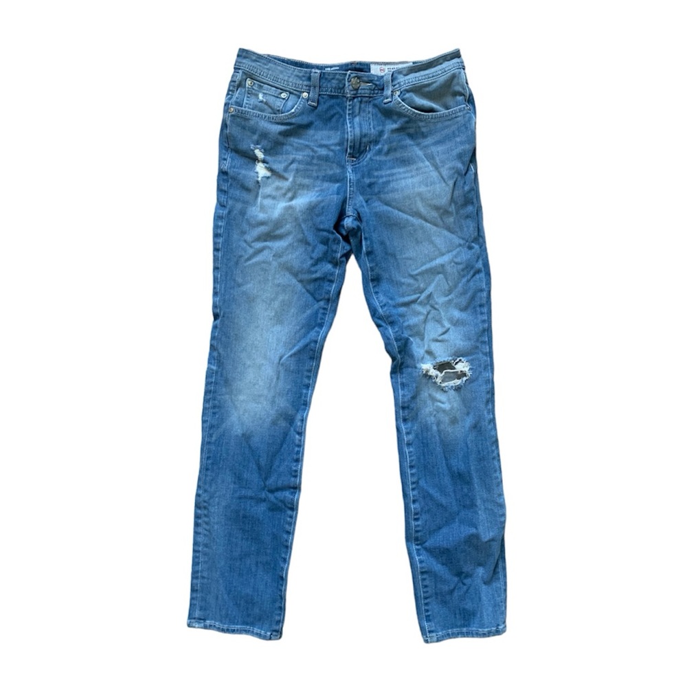 AG Adriano Goldschmied Kids The Noah Slim Straight Light Wash Jeans 14